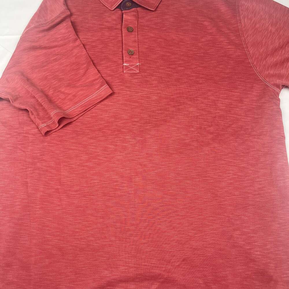 Orvis Polo Shirt Mens Small Red Pima Cotton Short Sleeve Golf Casual Lightweight